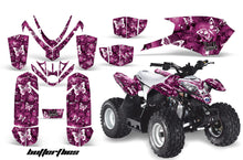 Load image into Gallery viewer, ATV Graphics Kit Quad Decal Sticker Wrap For Polaris Outlaw 50 2008-2018 BUTTERFLIES WHITE PURPLE-atv motorcycle utv parts accessories gear helmets jackets gloves pantsAll Terrain Depot
