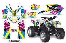 Load image into Gallery viewer, ATV Graphics Kit Quad Decal Sticker Wrap For Polaris Outlaw 50 2008-2018 FLASHBACK-atv motorcycle utv parts accessories gear helmets jackets gloves pantsAll Terrain Depot