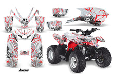 Load image into Gallery viewer, ATV Graphics Kit Quad Decal Sticker Wrap For Polaris Outlaw 50 2008-2018 LUNA RED-atv motorcycle utv parts accessories gear helmets jackets gloves pantsAll Terrain Depot