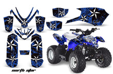 Load image into Gallery viewer, ATV Graphics Kit Quad Decal Sticker Wrap For Polaris Outlaw 50 2008-2018 NORTHSTAR BLUE-atv motorcycle utv parts accessories gear helmets jackets gloves pantsAll Terrain Depot