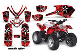ATV Graphics Kit Quad Decal Sticker Wrap For Polaris Outlaw 50 2008-2018 NORTHSTAR RED