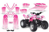 ATV Graphics Kit Quad Decal Sticker Wrap For Polaris Outlaw 50 2008-2018 STARLETT PINK