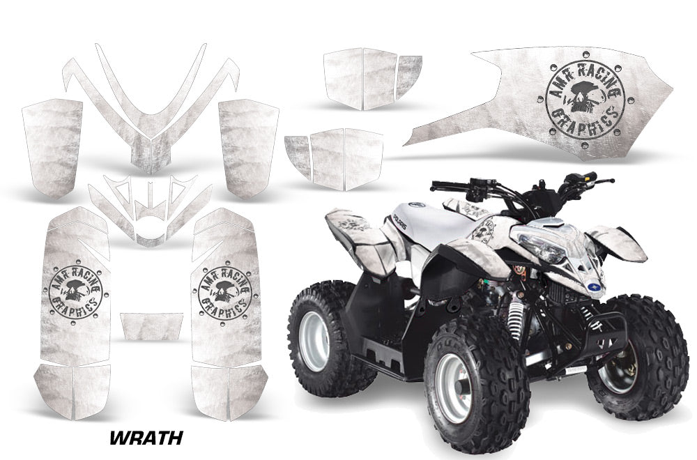 ATV Graphics Kit Quad Decal Sticker Wrap For Polaris Outlaw 50 2008-2018 WRATH-atv motorcycle utv parts accessories gear helmets jackets gloves pantsAll Terrain Depot