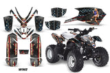 ATV Graphics Kit Quad Decal Sticker Wrap For Polaris Outlaw 50 2008-2018 WW2 BOMBER