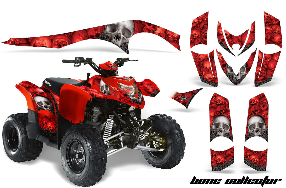 ATV Graphics Kit Decal Sticker Wrap For Polaris Phoenix 200 2005-2016 BONES RED-atv motorcycle utv parts accessories gear helmets jackets gloves pantsAll Terrain Depot