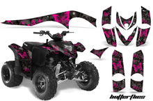 Load image into Gallery viewer, ATV Graphics Kit Decal Sticker Wrap For Polaris Phoenix 200 2005-2016 BUTTERFLIES PINK BLACK-atv motorcycle utv parts accessories gear helmets jackets gloves pantsAll Terrain Depot
