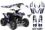 ATV Graphics Kit Decal Sticker Wrap For Polaris Phoenix 200 2005-2016 HATTER BLUE WHITE