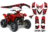 ATV Graphics Kit Decal Sticker Wrap For Polaris Phoenix 200 2005-2016 NORTHSTAR RED