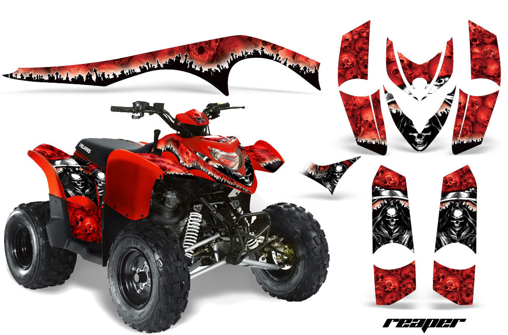 ATV Graphics Kit Decal Sticker Wrap For Polaris Phoenix 200 2005-2016 REAPER RED-atv motorcycle utv parts accessories gear helmets jackets gloves pantsAll Terrain Depot