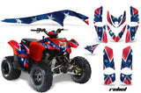 ATV Graphics Kit Decal Sticker Wrap For Polaris Phoenix 200 2005-2016 REBEL