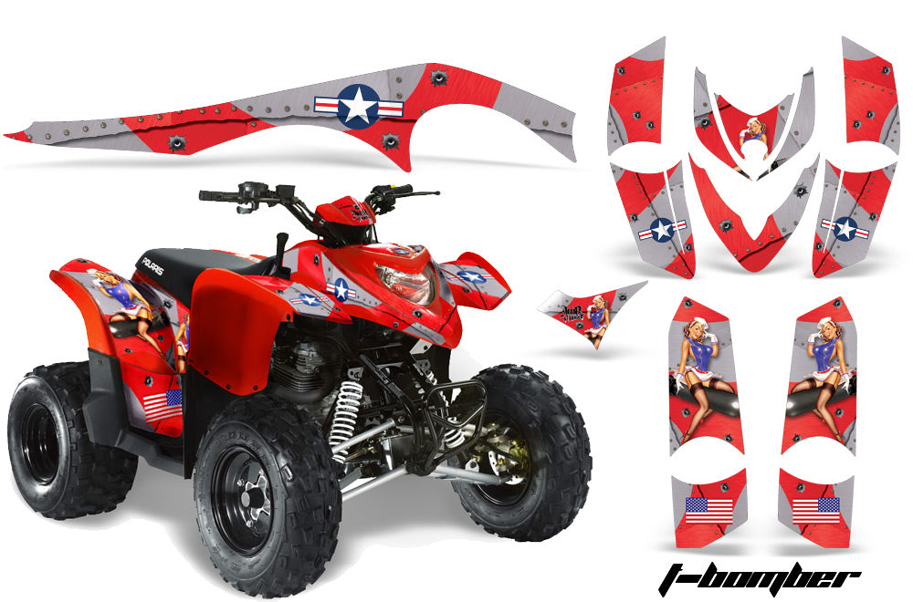 ATV Graphics Kit Decal Sticker Wrap For Polaris Phoenix 200 2005-2016 TBOMBER RED-atv motorcycle utv parts accessories gear helmets jackets gloves pantsAll Terrain Depot