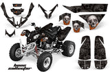 ATV Graphics Kit Quad Decal Wrap For Polaris Predator 500 2003-2007 BONES ORANGE BLACK