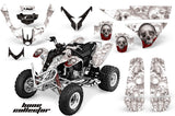 ATV Graphics Kit Quad Decal Wrap For Polaris Predator 500 2003-2007 BONES WHITE