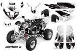 ATV Graphics Kit Quad Decal Wrap For Polaris Predator 500 2003-2007 CARBONX WHITE