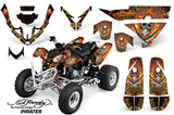 ATV Graphics Kit Quad Decal Wrap For Polaris Predator 500 2003-2007 EDHP ORANGE
