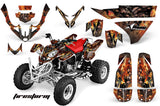 ATV Graphics Kit Quad Decal Wrap For Polaris Predator 500 2003-2007 FIRESTORM BLACK