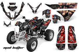 ATV Graphics Kit Quad Decal Wrap For Polaris Predator 500 2003-2007 HATTER BLACK RED-atv motorcycle utv parts accessories gear helmets jackets gloves pantsAll Terrain Depot