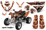 ATV Graphics Kit Quad Decal Wrap For Polaris Predator 500 2003-2007 HATTER ORANGE