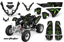 ATV Graphics Kit Quad Decal Wrap For Polaris Predator 500 2003-2007 NORTHSTAR GREEN BLACK-atv motorcycle utv parts accessories gear helmets jackets gloves pantsAll Terrain Depot