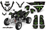 ATV Graphics Kit Quad Decal Wrap For Polaris Predator 500 2003-2007 NORTHSTAR GREEN BLACK