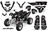ATV Graphics Kit Quad Decal Wrap For Polaris Predator 500 2003-2007 NORTHSTAR WHITE BLACK