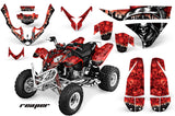 ATV Graphics Kit Quad Decal Wrap For Polaris Predator 500 2003-2007 REAPER RED