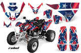 ATV Graphics Kit Quad Decal Wrap For Polaris Predator 500 2003-2007 REBEL