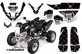 ATV Graphics Kit Quad Decal Wrap For Polaris Predator 500 2003-2007 RELOADED WHITE BLACK-atv motorcycle utv parts accessories gear helmets jackets gloves pantsAll Terrain Depot
