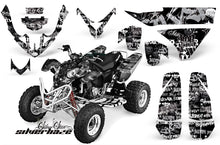 Load image into Gallery viewer, ATV Graphics Kit Quad Decal Wrap For Polaris Predator 500 2003-2007 SSSH WHITE BLACK-atv motorcycle utv parts accessories gear helmets jackets gloves pantsAll Terrain Depot