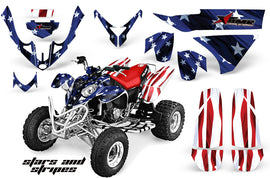 ATV Graphics Kit Quad Decal Wrap For Polaris Predator 500 2003-2007 USA FLAG-atv motorcycle utv parts accessories gear helmets jackets gloves pantsAll Terrain Depot