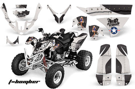ATV Graphics Kit Quad Decal Wrap For Polaris Predator 500 2003-2007 TBOMBER BLACK-atv motorcycle utv parts accessories gear helmets jackets gloves pantsAll Terrain Depot