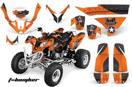 ATV Graphics Kit Quad Decal Wrap For Polaris Predator 500 2003-2007 TBOMBER ORANGE-atv motorcycle utv parts accessories gear helmets jackets gloves pantsAll Terrain Depot
