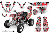 ATV Graphics Kit Quad Decal Wrap For Polaris Predator 500 2003-2007 URBAN CAMO RED