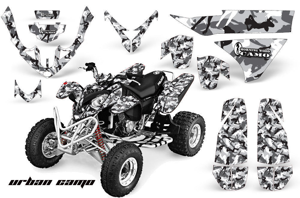 ATV Graphics Kit Quad Decal Wrap For Polaris Predator 500 2003-2007 URBAN CAMO WHITE-atv motorcycle utv parts accessories gear helmets jackets gloves pantsAll Terrain Depot
