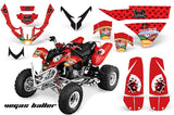 ATV Graphics Kit Quad Decal Wrap For Polaris Predator 500 2003-2007 VEGAS RED