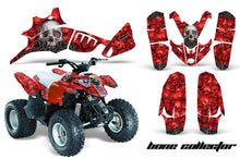 Load image into Gallery viewer, ATV Graphics Kit Quad Decal Wrap For Polaris Predator 90 2003-2007 BONES RED-atv motorcycle utv parts accessories gear helmets jackets gloves pantsAll Terrain Depot