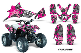 ATV Graphics Kit Quad Decal Wrap For Polaris Predator 90 2003-2007 CAMOPLATE PINK-atv motorcycle utv parts accessories gear helmets jackets gloves pantsAll Terrain Depot