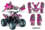 ATV Graphics Kit Quad Decal Wrap For Polaris Predator 90 2003-2007 CAMOPLATE PINK