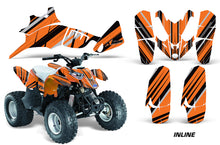 Load image into Gallery viewer, ATV Decal Graphic Kit Quad Wrap For Polaris Outlaw 90 2008-2014 Outlaw 110 2016 INLINE ORANGE-atv motorcycle utv parts accessories gear helmets jackets gloves pantsAll Terrain Depot