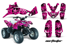 ATV Graphics Kit Quad Decal Wrap For Polaris Predator 90 2003-2007 NORTHSTAR CHROME PINK-atv motorcycle utv parts accessories gear helmets jackets gloves pantsAll Terrain Depot