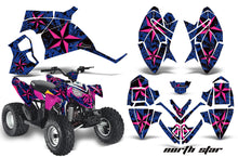 Load image into Gallery viewer, ATV Decal Graphic Kit Quad Wrap For Polaris Outlaw 90 2008-2014 Outlaw 110 2016 NORTHSTAR PINK BLUE-atv motorcycle utv parts accessories gear helmets jackets gloves pantsAll Terrain Depot