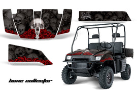 UTV Graphics Kit SxS Decal Wrap For Polaris Ranger 500 700 2005-2008 BONES BLACK-atv motorcycle utv parts accessories gear helmets jackets gloves pantsAll Terrain Depot