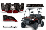 UTV Graphics Kit SxS Decal Wrap For Polaris Ranger 500 700 2005-2008 BONES BLACK