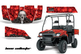 UTV Graphics Kit SxS Decal Wrap For Polaris Ranger 500 700 2005-2008 BONES RED