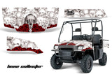 UTV Graphics Kit SxS Decal Wrap For Polaris Ranger 500 700 2005-2008 BONES WHITE