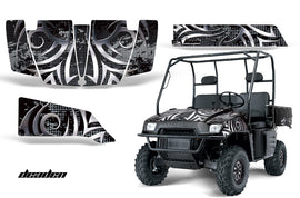 UTV Graphics Kit SxS Decal Wrap For Polaris Ranger 500 700 2005-2008 DEADEN BLACK-atv motorcycle utv parts accessories gear helmets jackets gloves pantsAll Terrain Depot