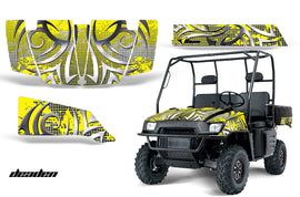 UTV Graphics Kit SxS Decal Wrap For Polaris Ranger 500 700 2005-2008 DEADEN YELLOW-atv motorcycle utv parts accessories gear helmets jackets gloves pantsAll Terrain Depot