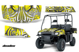 UTV Graphics Kit SxS Decal Wrap For Polaris Ranger 500 700 2005-2008 DEADEN YELLOW