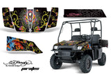 UTV Graphics Kit SxS Decal Wrap For Polaris Ranger 500 700 2005-2008 EDHP SILVER