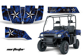 UTV Graphics Kit SxS Decal Wrap For Polaris Ranger 500 700 2005-2008 NORTHSTAR BLUE-atv motorcycle utv parts accessories gear helmets jackets gloves pantsAll Terrain Depot